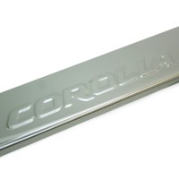 Накладки на пороги Toyota Corolla штамп